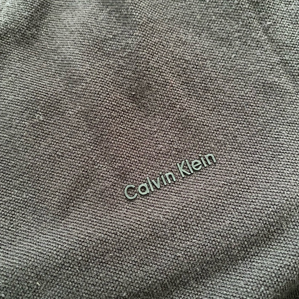 Calvin Klein Collection Charcoal V-Neck Men's Tee - Picture 4 of 6